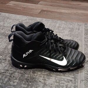 Nike Alpha Menace 2 Shark Size 11 Black/white Football Cleat